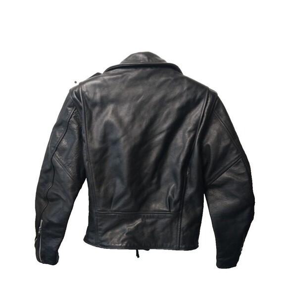 Harley Davidson Women's Leather Jacket Size Small Black Motorcycle Biker Zip Up - Picture 5 of 12